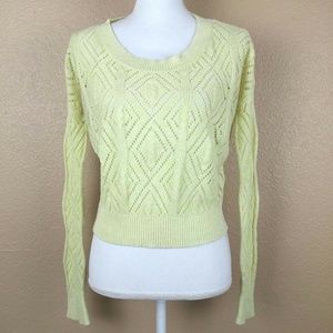 Pins & Needles Yellow Crewneck Sweater, Sz M